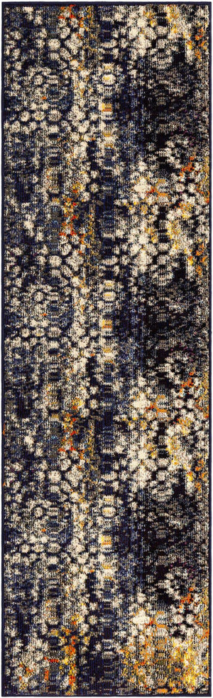 Navy Blue 2' x 6' 9 Vita Runner Area Rug