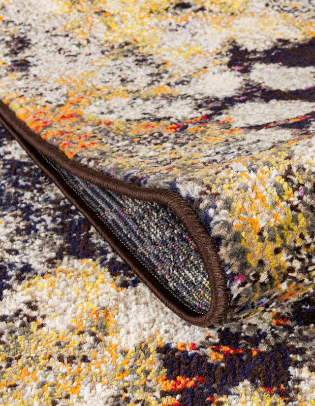 Navy Blue 4' 1 x 4' 1 Vita Round Area Rug