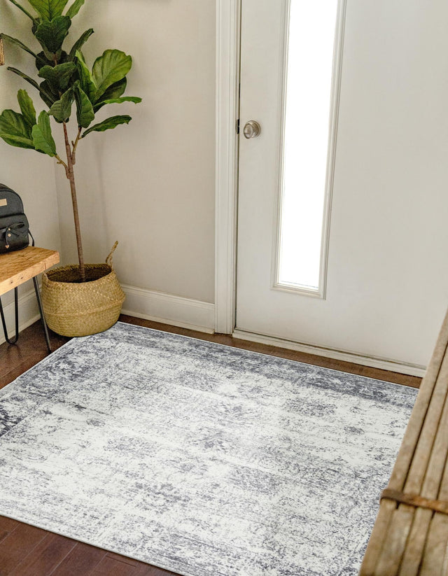 Gray 8' x 8' Sofia Square Rug