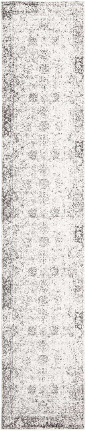 Gray 3' 3 x 16' 5 Sofia Runner Area Rug Durable Easy Clean Stain Resistant Unique Carpet for Affordable Interior Home Design for Sale at Rug Engine