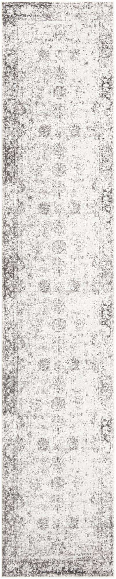 Gray 3' 3 x 16' 5 Sofia Runner Area Rug Durable Easy Clean Stain Resistant Unique Carpet for Affordable Interior Home Design for Sale at Rug Engine