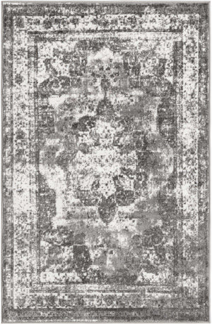 Gray 3' 1 x 5' 3 Sofia Rectangle Area Rug Durable Easy Clean Stain Resistant Unique Carpet for Affordable Interior Home Design for Sale at Rug Engine