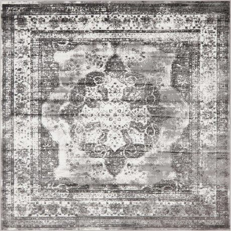Gray 8' x 8' Sofia Square Rug