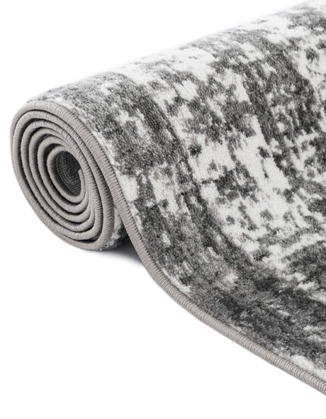 Gray 13' 1 x 13' 1 Sofia Square Area Rug Durable Easy Clean Stain Resistant Unique Carpet for Affordable Interior Home Design for Sale at Rug Engine