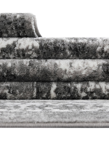 Gray 13' 1 x 13' 1 Sofia Square Area Rug Durable Easy Clean Stain Resistant Unique Carpet for Affordable Interior Home Design for Sale at Rug Engine