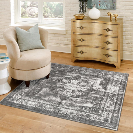 Gray 13' 1 x 13' 1 Sofia Square Area Rug Durable Easy Clean Stain Resistant Unique Carpet for Affordable Interior Home Design for Sale at Rug Engine