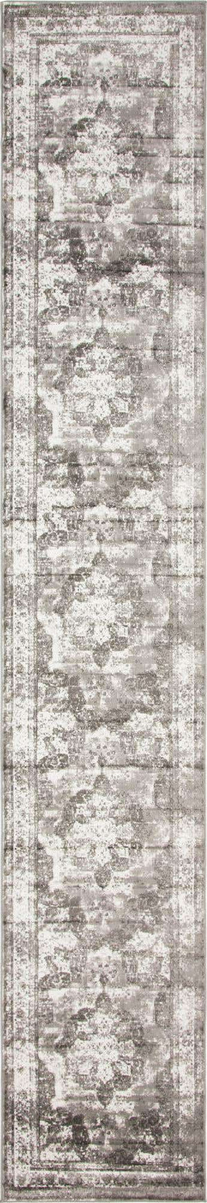 Gray 3' 3 x 19' 8 Sofia Runner Area Rug Durable Easy Clean Stain Resistant Unique Carpet for Affordable Interior Home Design for Sale at Rug Engine