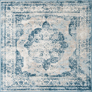Blue 6' 1 x 6' 1 Sofia Square Rug