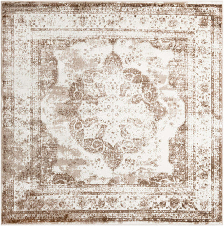 Beige 8' x 8' Sofia Square Rug