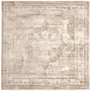 Beige 6' 1 x 6' 1 Sofia Square Rug