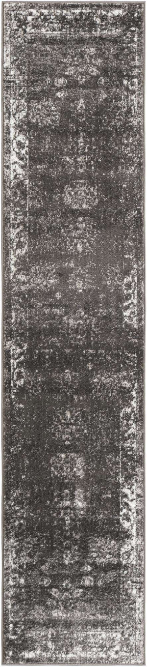 Dark Gray 2' x 10' Sofia Runner Rug