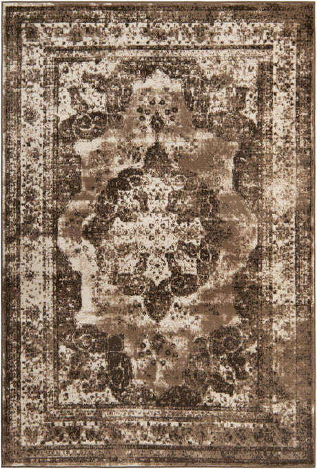 Light Brown 6' 1 x 9' Sofia Rectangle Rug