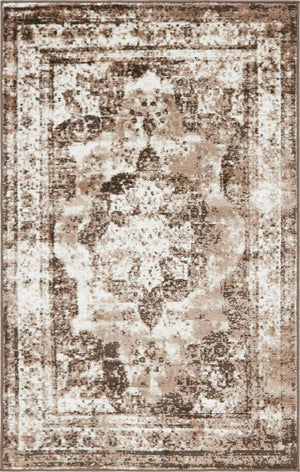Light Brown 3' 1 x 5' 3 Sofia Rectangle Area Rug Durable Easy Clean Stain Resistant Unique Carpet for Affordable Interior Home Design for Sale at Rug Engine