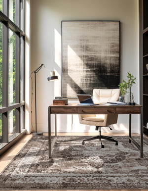 Light Brown 6' 1 x 6' 1 Sofia Square Area Rug Durable Easy Clean Stain Resistant Unique Carpet for Affordable Interior Home Design for Sale at Rug Engine
