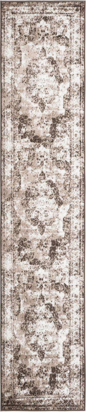 Light Brown 2' x 10' Sofia Runner Rug