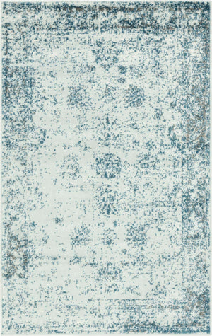 Light Blue 3' 3 x 5' 3 Sofia Rectangle Rug