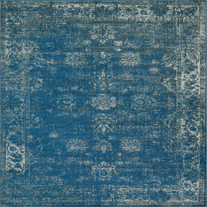 Blue 8' x 8' Sofia Square Rug