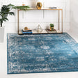 Blue 8' x 8' Sofia Square Rug