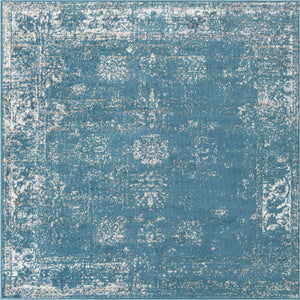 Blue 6' 1 x 6' 1 Sofia Square Rug