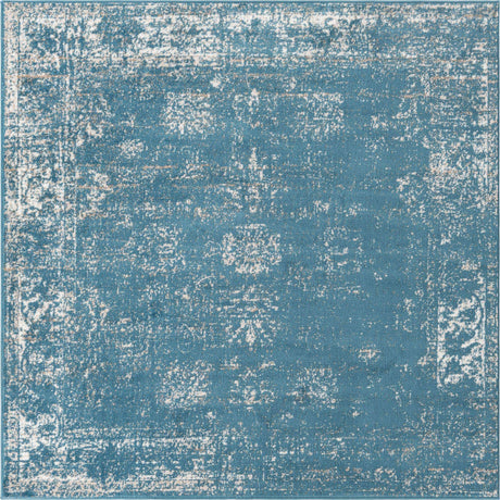 Blue 6' 1 x 6' 1 Sofia Square Rug