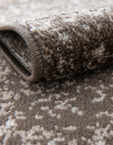 Brown 7' 10 x 7' 10 Sofia Square Area Rug Durable Easy Clean Stain Resistant Unique Carpet for Affordable Interior Home Design for Sale at Rug Engine
