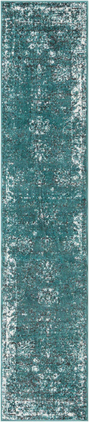 Turquoise 2' x 10' Sofia Runner Rug