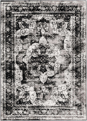 Black 7' 1 x 10' Sofia Rectangle Rug