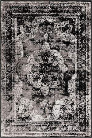 Black 6' 1 x 9' Sofia Rectangle Rug