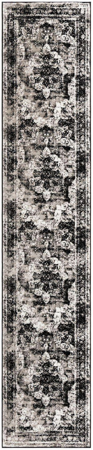Black 3' 3 x 16' 5 Sofia Runner Rug