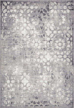 Dark Gray 6' 1 x 9' Sofia Rectangle Area Rug Durable Easy Clean Stain Resistant Unique Carpet for Affordable Interior Home Design for Sale at Rug Engine