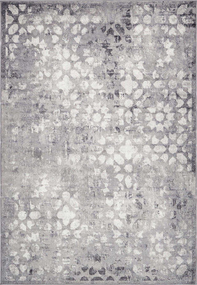 Dark Gray 6' 1 x 9' Sofia Rectangle Area Rug Durable Easy Clean Stain Resistant Unique Carpet for Affordable Interior Home Design for Sale at Rug Engine