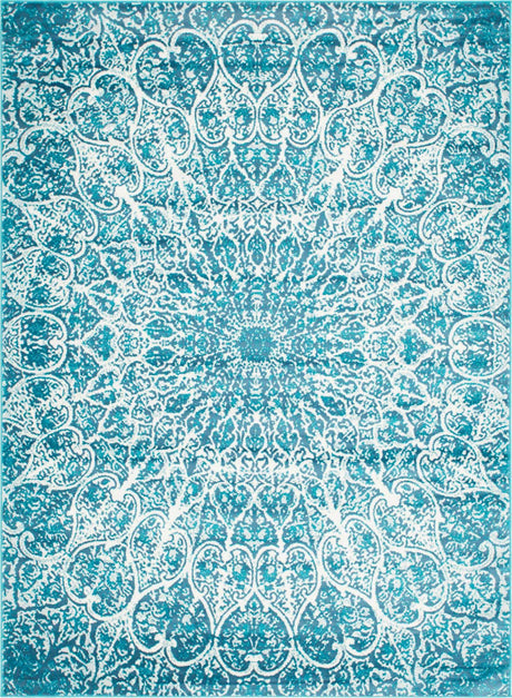 Turquoise 8' x 11' Sofia Rectangle Rug