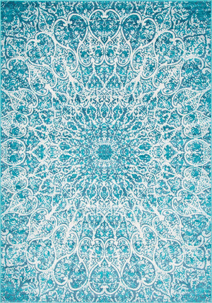 Turquoise 7' 1 x 10' Sofia Rectangle Rug