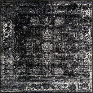 Black 8' x 8' Sofia Square Rug