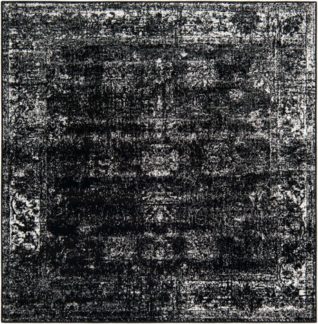 Black 6' 1 x 6' 1 Sofia Square Rug