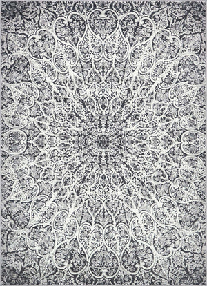 Dark Gray 7' 1 x 10' Sofia Rectangle Area Rug Durable Easy Clean Stain Resistant Unique Carpet for Affordable Interior Home Design for Sale at Rug Engine