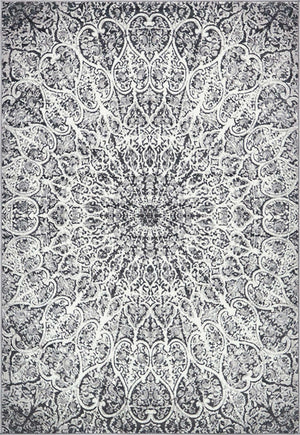 Dark Gray 6' 1 x 9' Sofia Rectangle Area Rug Durable Easy Clean Stain Resistant Unique Carpet for Affordable Interior Home Design for Sale at Rug Engine