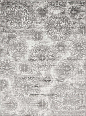 Gray 7' 10 x 11' Sofia Rectangle Area Rug Durable Easy Clean Stain Resistant Unique Carpet for Affordable Interior Home Design for Sale at Rug Engine