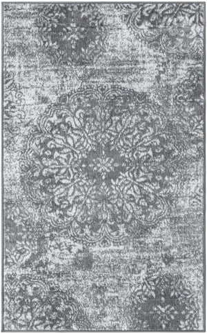 Gray 3' 1 x 5' 3 Sofia Rectangle Area Rug Durable Easy Clean Stain Resistant Unique Carpet for Affordable Interior Home Design for Sale at Rug Engine