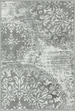 Gray 2' x 3' 1 Sofia Rectangle Area Rug Durable Easy Clean Stain Resistant Unique Carpet for Affordable Interior Home Design for Sale at Rug Engine