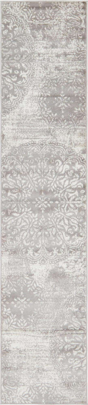 Gray 2' x 9' 10 Sofia Runner Area Rug Durable Easy Clean Stain Resistant Unique Carpet for Affordable Interior Home Design for Sale at Rug Engine