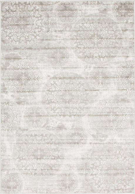 Light Gray 7' 1 x 10' Sofia Rectangle Rug