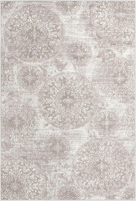 Light Gray 6' 1 x 9' Sofia Rectangle Rug