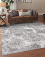 Light Gray 5' 3 x 5' 3 Sofia Square Rug