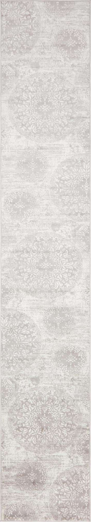 Light Gray 3' 3 x 20' Sofia Runner Rug
