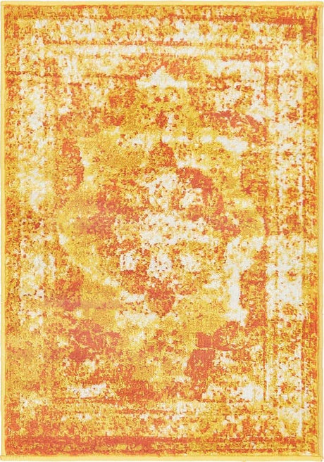 Orange 2' 2 x 3' 1 Sofia Rectangle Rug