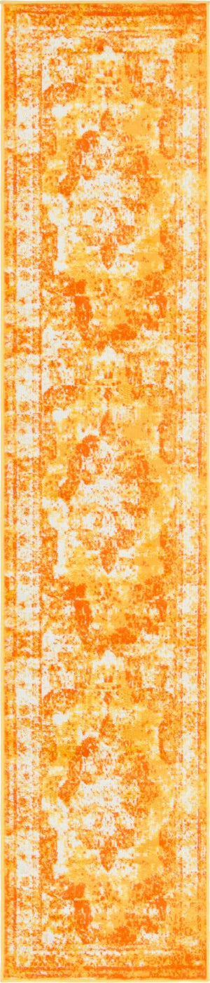 Orange 2' x 10' Sofia Runner Rug