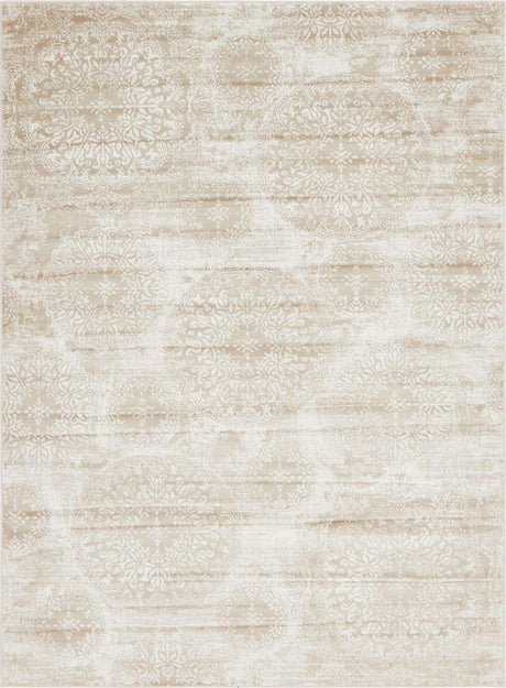 Beige 8' x 11' Sofia Rectangle Rug