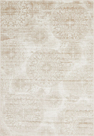 Beige 6' 1 x 9' Sofia Rectangle Rug