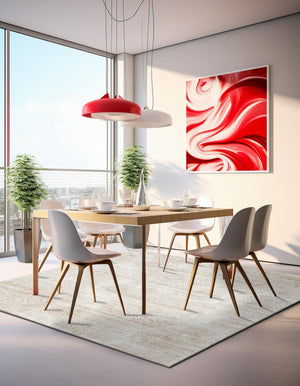 Beige 8' x 8' Sofia Square Rug